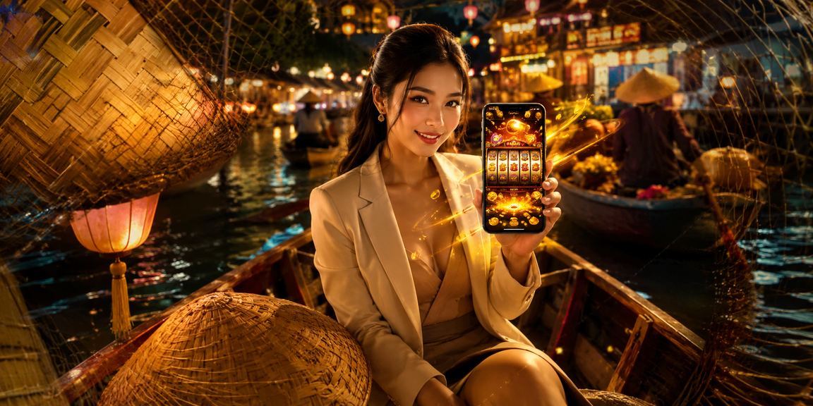 Người dùng chơi slot game tại vùng Mekong trên ứng dụng di động 9gag