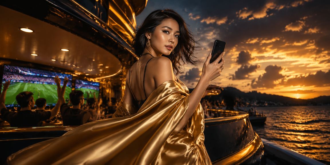 Bãi biển Phú Quốc với người chơi slot game trên điện thoại di động